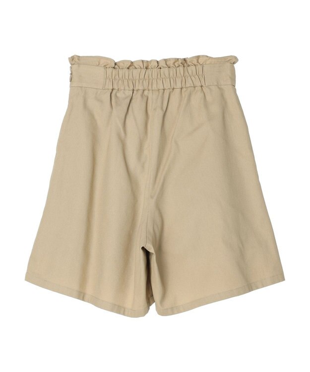 earth music&ecology フリルキュロットパンツ Camel