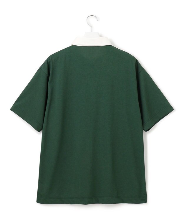 J.PRESS YORK STREET 【UNISEX】オーバーシルエットラガーシャツ ダークグリーン系