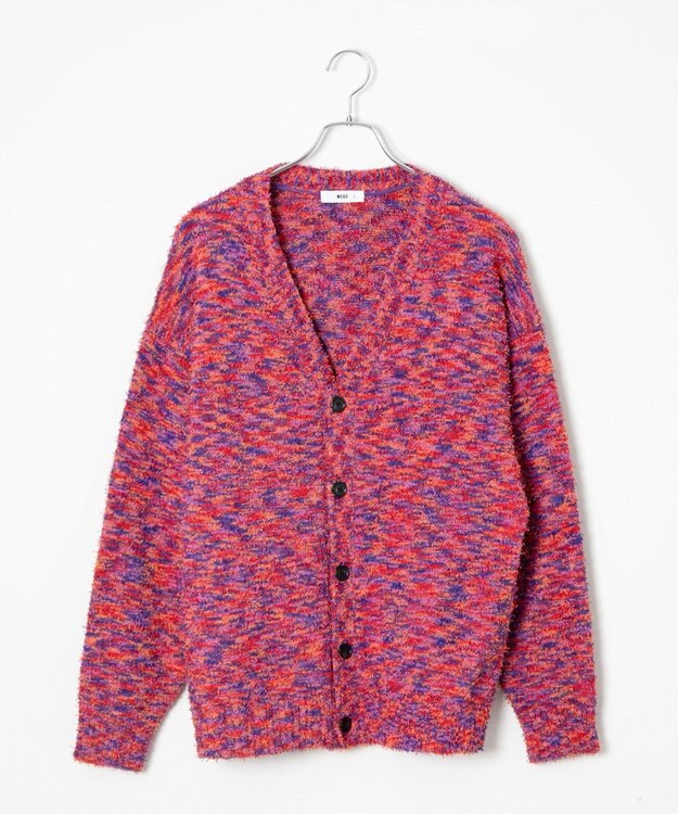 WEGO ツイストブークレカーディガン オレンジその他