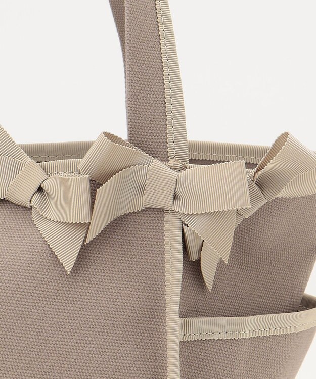 TOCCA トッカ OCTUPLE RIBBON TOTE M トートバッグライトグレー Yahoo