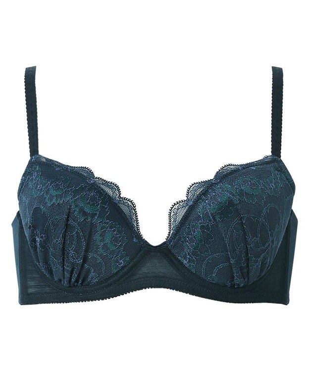 Wing ブラジャー ふっくら谷間メイク 脇高設計 脇から背中すっきり ブラ KB7000 ウイング／ワコール グレイッシュブルー