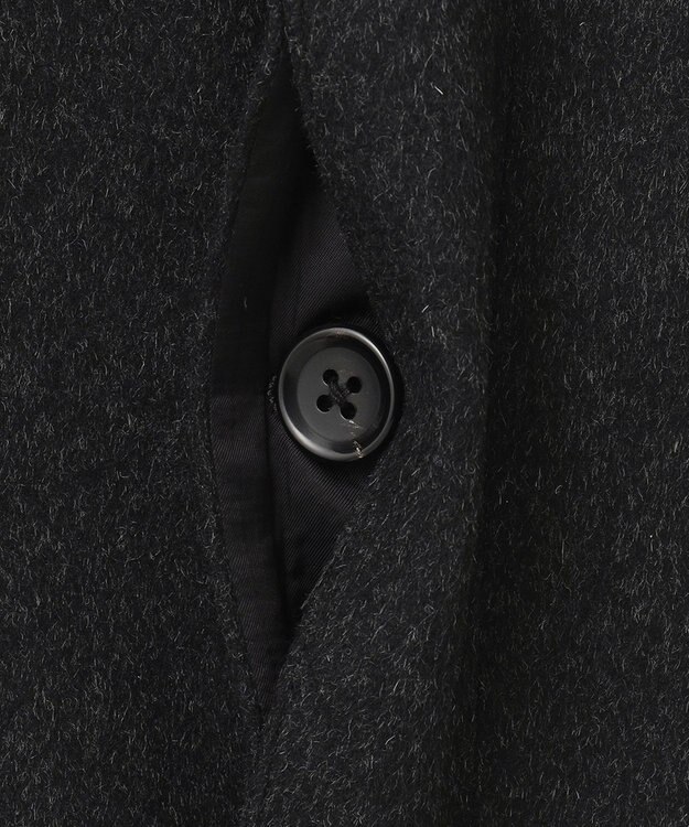 J.PRESS MEN ウールカシミヤビーバーステンカラーコート グレー系