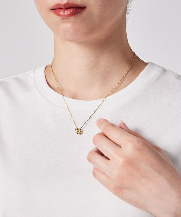 Paul Smith Double Ring Motif ネックレス ゴールド