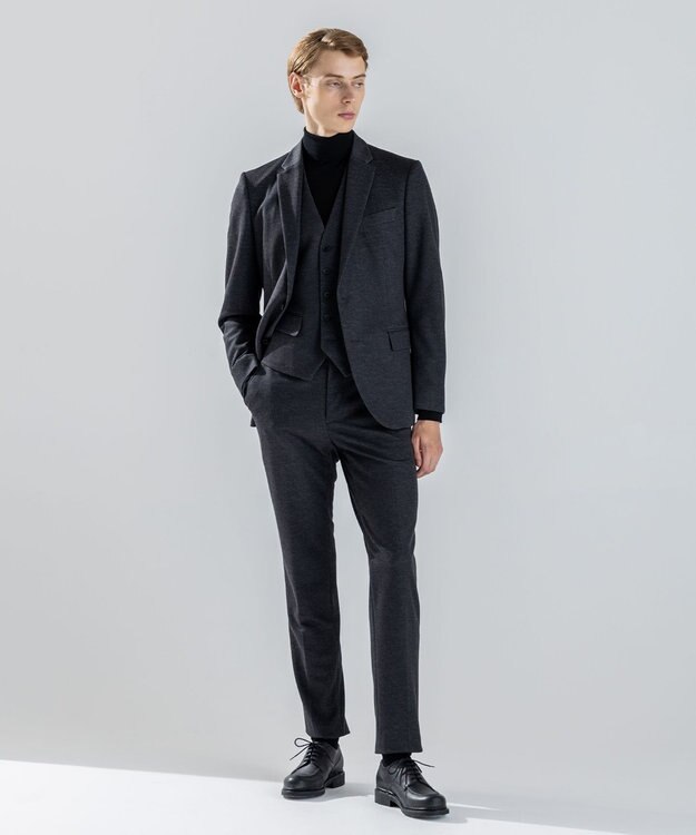 JOSEPH HOMME 新素材【ストレッチ/セットアップ対応】クリアドビージャージー   テーパードパンツ / CITY グレー系