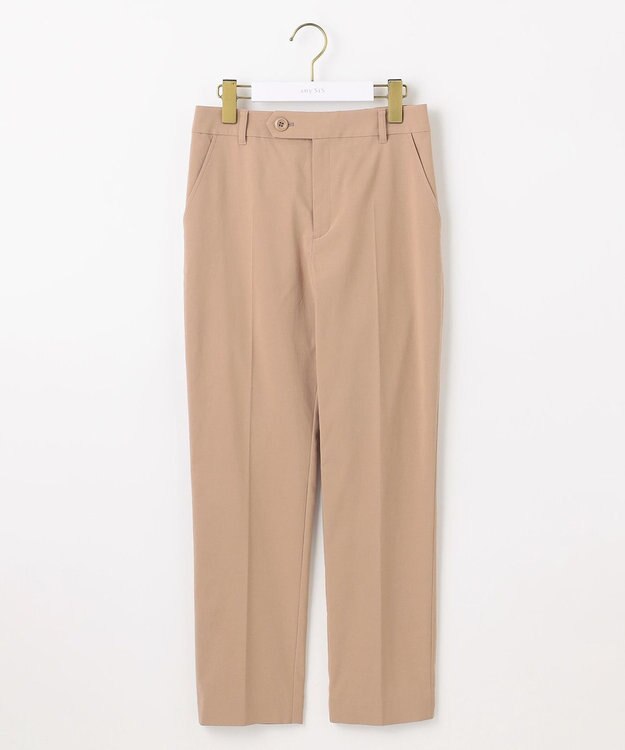 ANY SIS 【ストレッチ・接触冷感・撥水・UVカット・洗える】エアリーストレッチ テーパードパンツ ベージュ