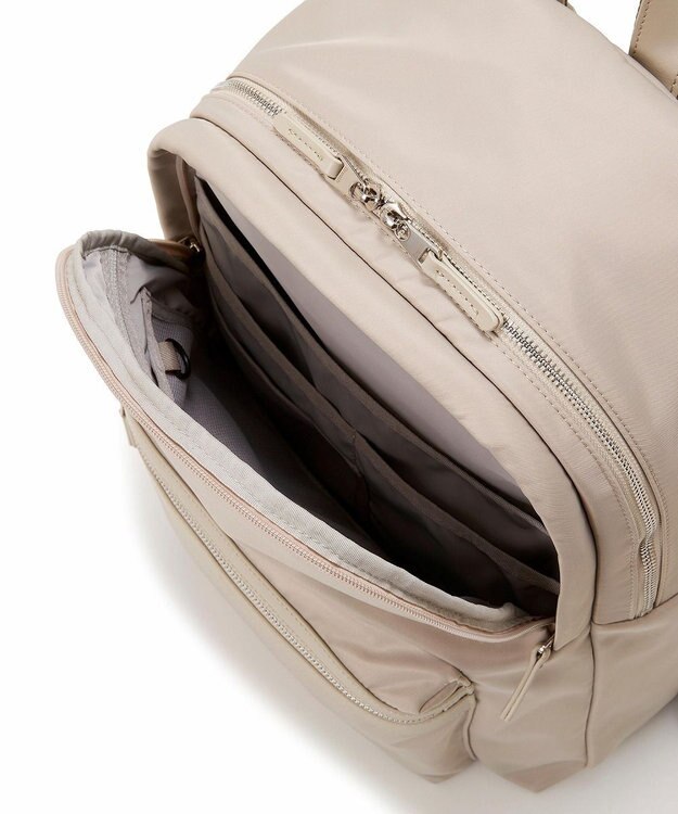 TOPKAPI 【Breath TOPKAPI】防水ナイロン レザーコンビ PC対応 リュック バックパック ペールベージュ