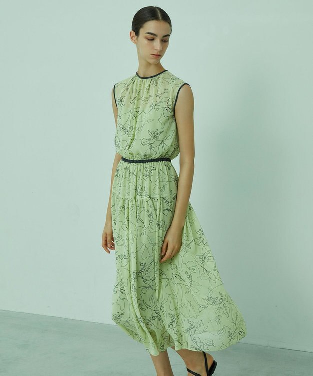 BEIGE， DRACAENA / ワンピース Lime x Slate