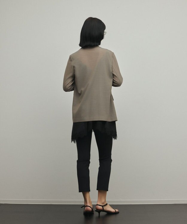 GRACE CONTINENTAL シアーウールジャケット カーキ