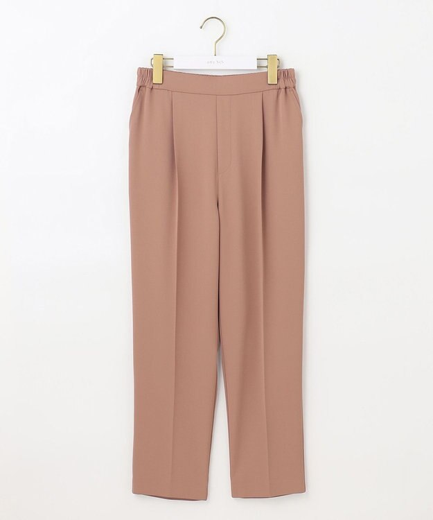 ANY SIS L 【接触冷感＆UVカット】サラキレイ テーパードパンツ テラコッタ