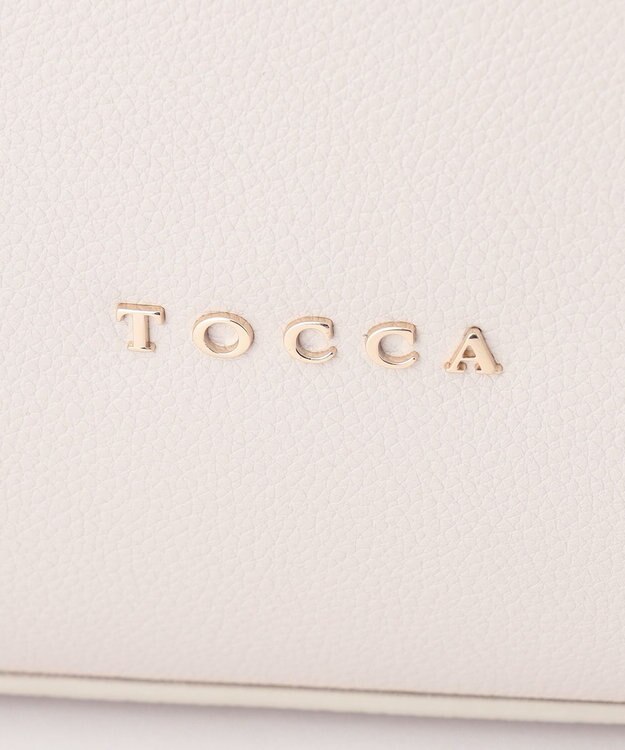 TOCCA HAPPY KEY LEATHERBAG レザーバッグ アイボリー系