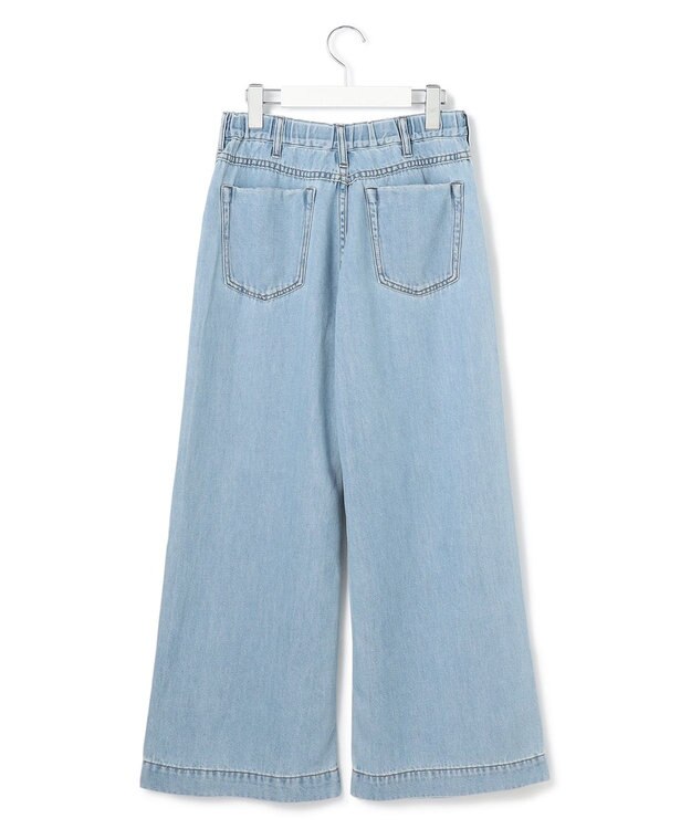 J.PRESS YORK STREET 【WOMEN】ソフトワイドデニム ダルブルー系