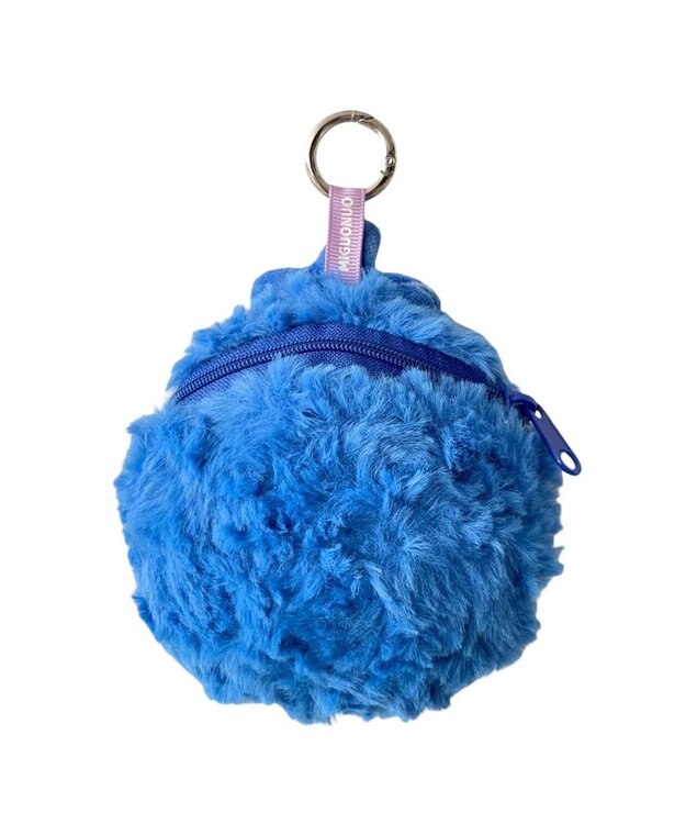 WEGO ぷっくりフルーツフェイスぬいぐるみキーホルダー ブルー