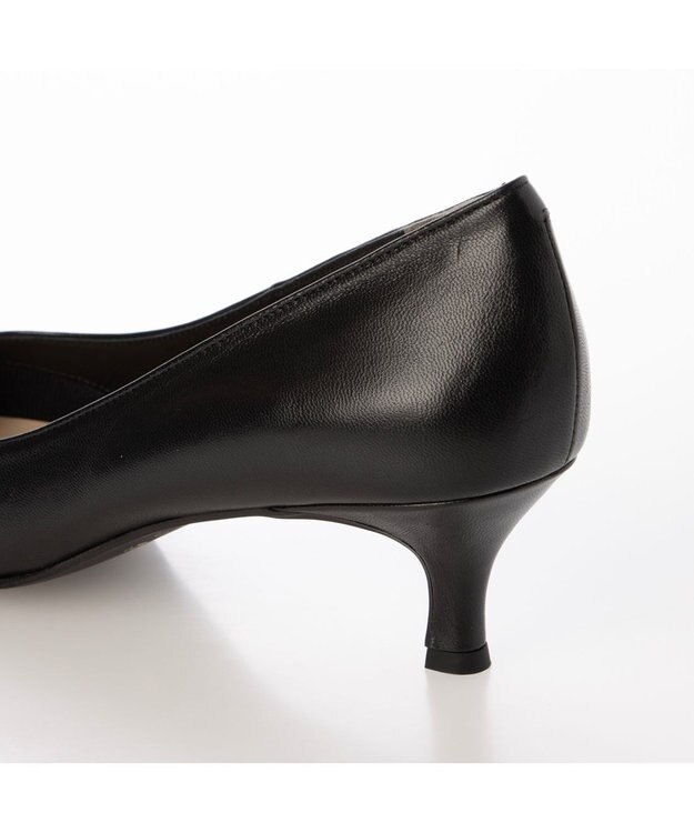 MODE ET JACOMO <carino>ポインテッドトゥプレーンパンプス ブラック