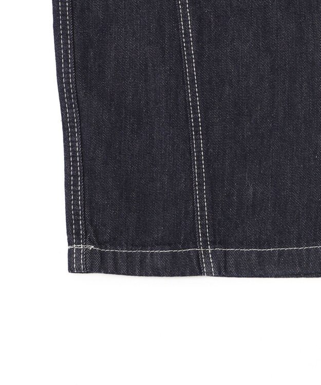 WEGO バンダナ付きリジットワイドデニム デニム濃色