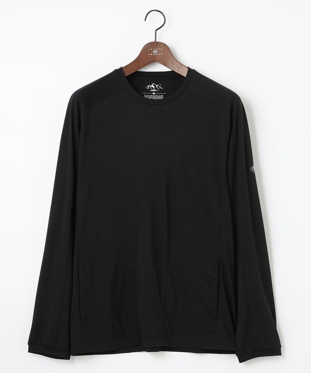 JOSEPH ABBOUD MOUNTAIN 【UNISEX】メリノウール天竺 カットソー ブラック系