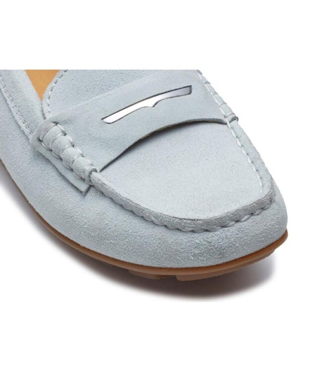 REGAL FOOT COMMUNITY 【リーガルレディース】F89R ドライビングタイプシューズ フラットシューズ ライトブルースエード