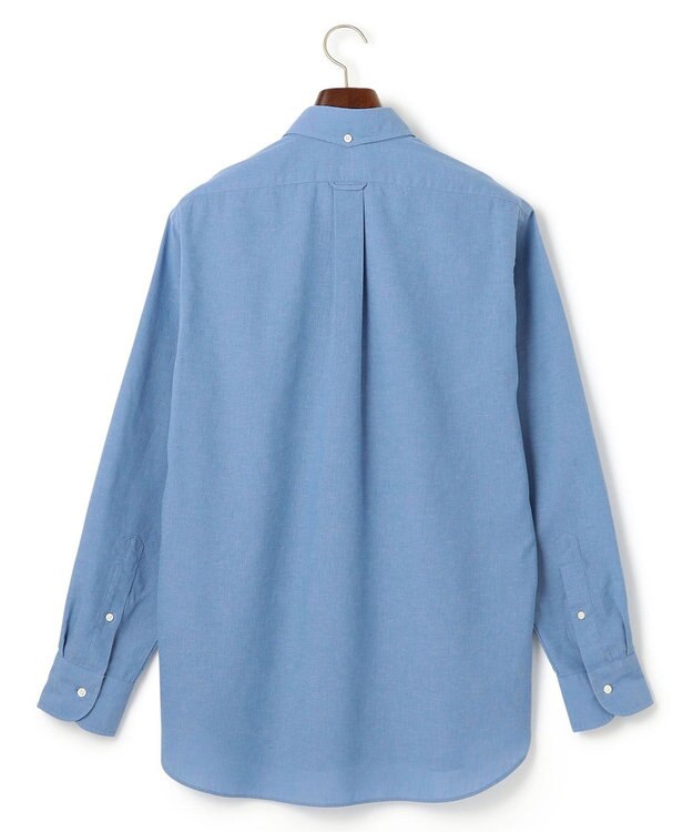 J.PRESS MEN 【HYBRID LINEN】ボタンダウンシャツ サックスブルー系