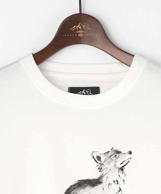 JOSEPH ABBOUD MOUNTAIN 【テーム・ヤルヴィコラボレーション/ゆったり】　　プレーティング天竺ヤルヴィー Tシャツ キツネ
