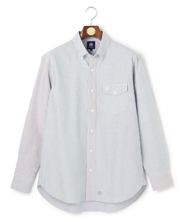J.PRESS MEN 【IVY SHIRT / 8色展開】オックスフォード オーバルシャツ / B.D. ホワイト系9