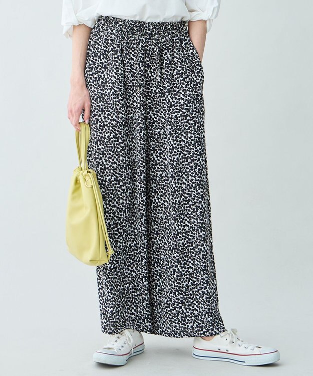 ANY ライトブッチャーリラックスパンツ ブラック系