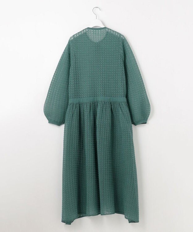 自由区 【カトリエムブーケ】Texture forme フォルムワンピース スモーキーブルー