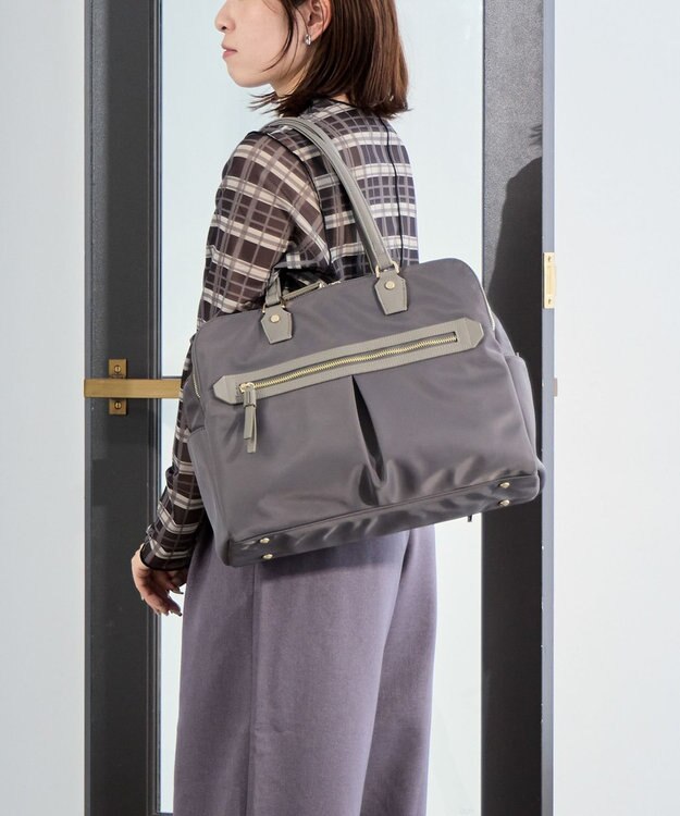 ACE BAGS & LUGGAGE ace. ラポルテム トートバッグ 3気室 A4 13.3インチPC収納 16L 68523 エース グレー