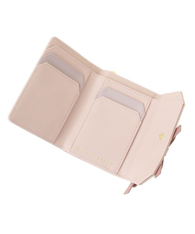 Maison de FLEUR プチリボンウォレット Pink