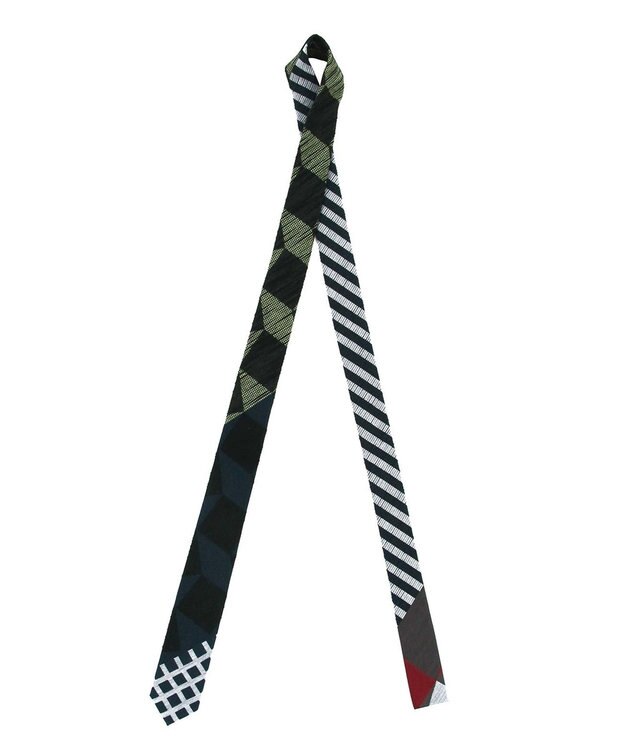 POLS 播州織 ネクタイ ネイビー