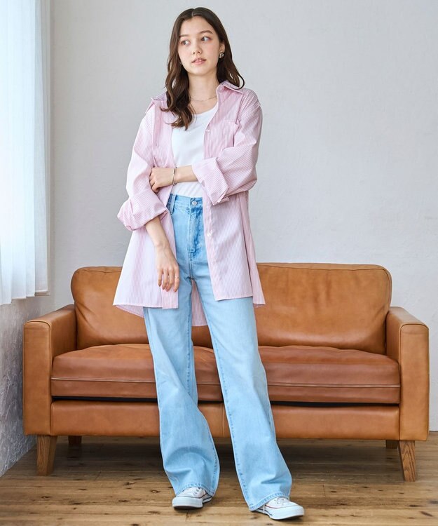 WEGO カラールーズシャツ 柄1