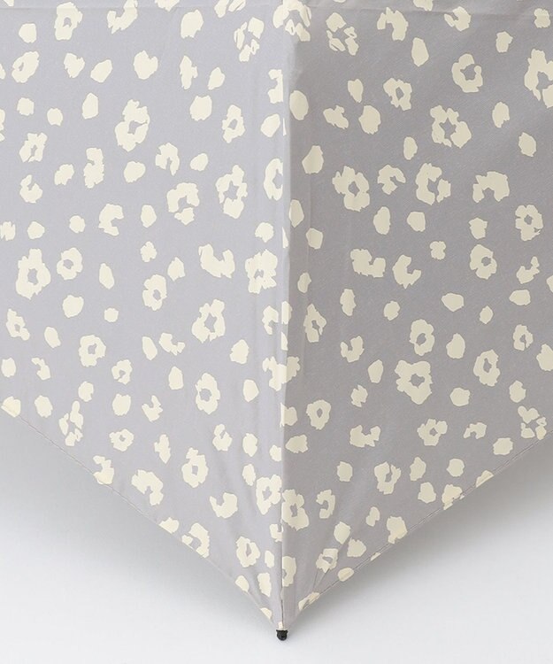 ANY SIS 【晴雨兼用】スーパーライトレオパード 折りたたみ傘 ライトグレー系