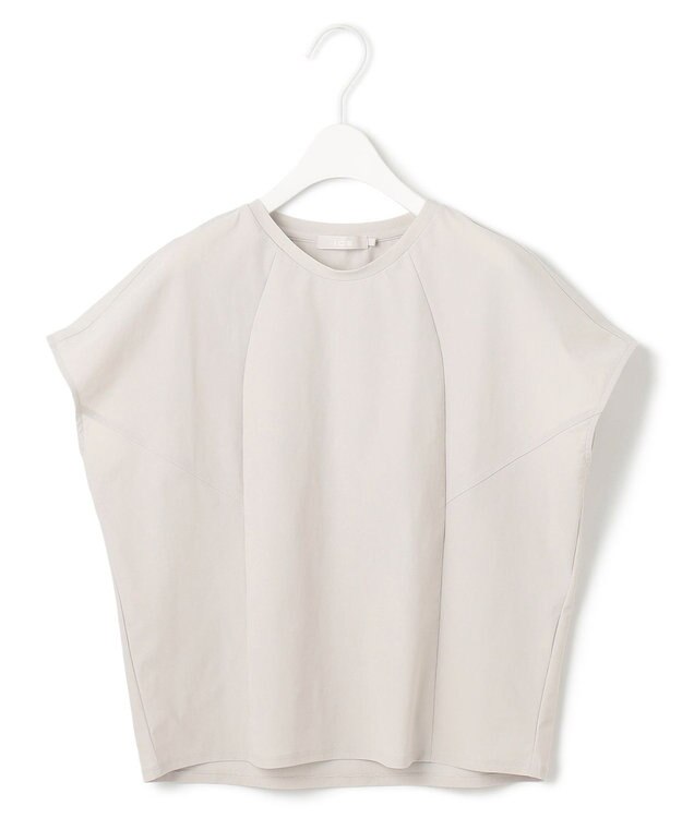 ICB L 【接触冷感・UVカット・防シワ・洗える】 アトラストリコット フレンチスリーブトップス トープ系