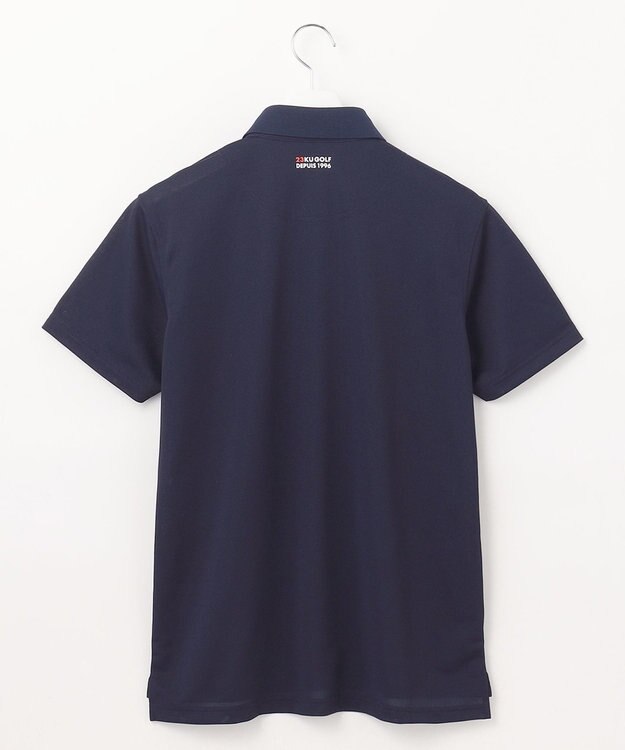 23区GOLF 【MEN】【吸水速乾/UVカット】エイトロックポロシャツ ネイビー系