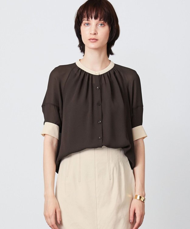 BEIGE， BOUIN / ブラウス Bista x Ecru