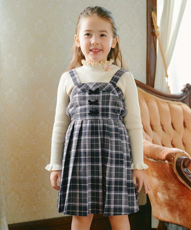 チェックプリーツジャンパースカート / ANY KIDS | ファッション通販