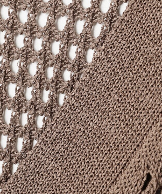 uncrave メッシュニット カーディガン トープ