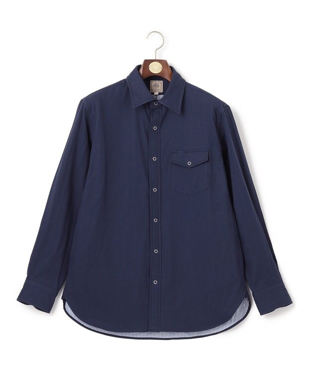 J.PRESS MEN シャツブルゾン ネイビー系