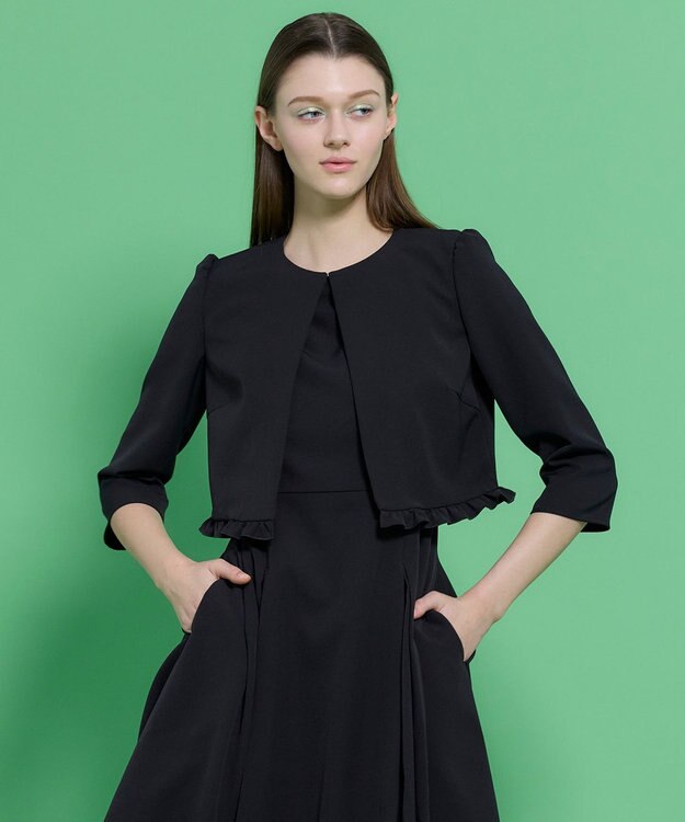 TOCCA FRILL CHORUS BOLERO ボレロ ブラック系