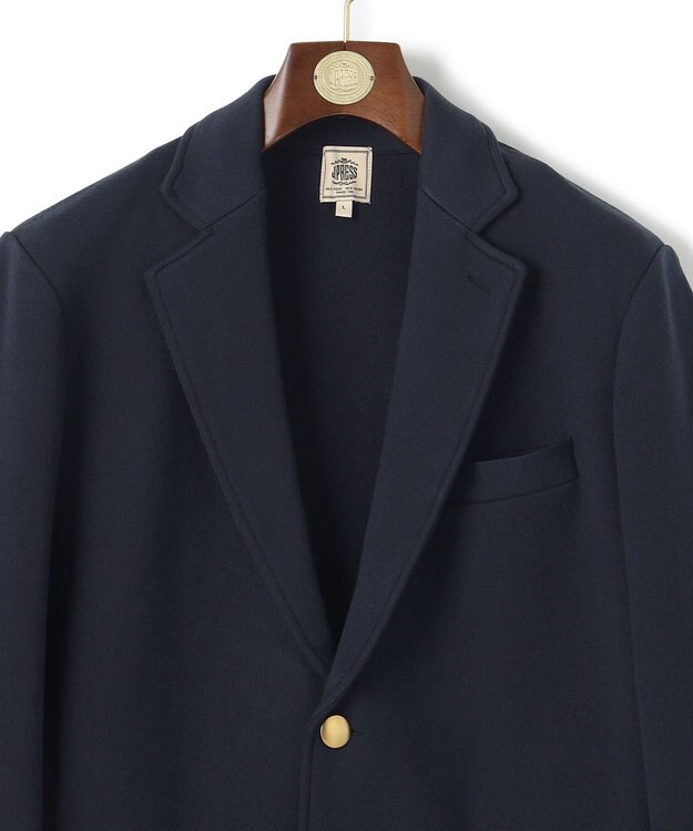 J.PRESS MEN 【FLEX YARN】ニットジャケット ネイビー系