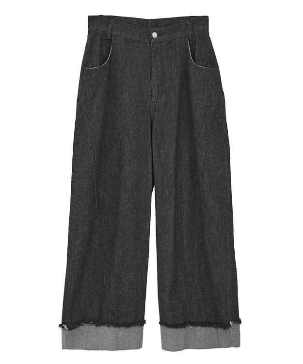 CRAFT STANDARD BOUTIQUE カーブデニムパンツ Black