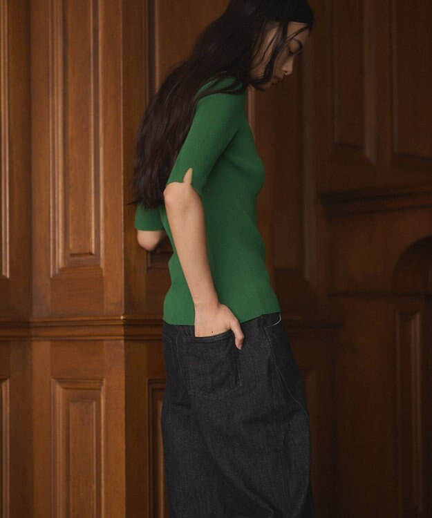 CRAFT STANDARD BOUTIQUE カーブデニムパンツ Black