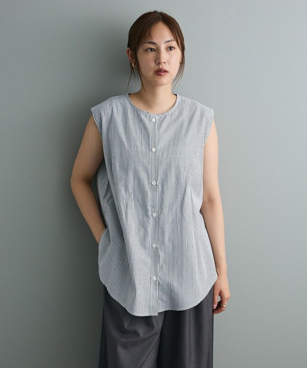 CRAFT STANDARD BOUTIQUE ポンチ＋布帛セットチュニック B