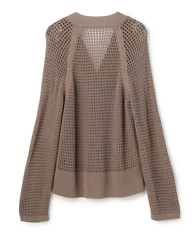 uncrave メッシュニット カーディガン トープ