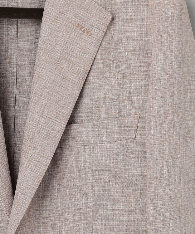 GOTAIRIKU ウォッシャブルに進化【洗える/シワになりにくい/ストレッチ】タイワンタフタ ジャケット ベージュ系