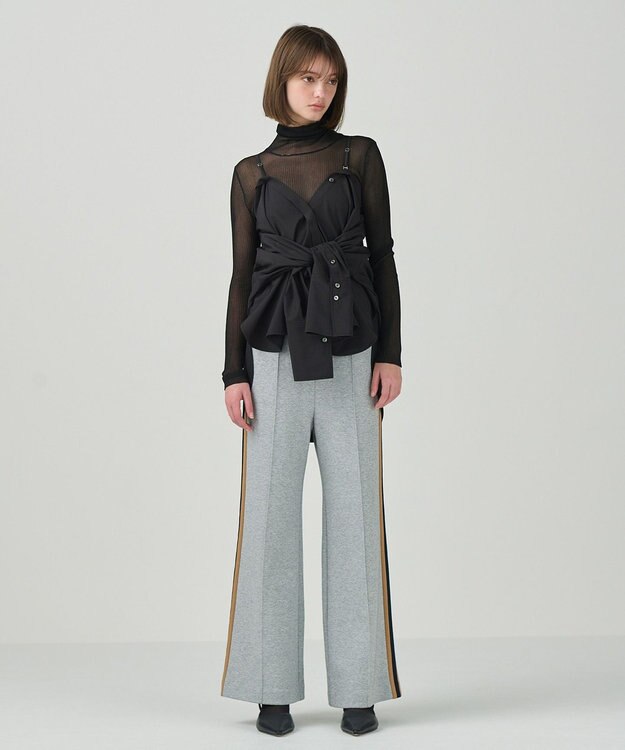 GRACE CONTINENTAL 2WAYシャツブラウス ブラック