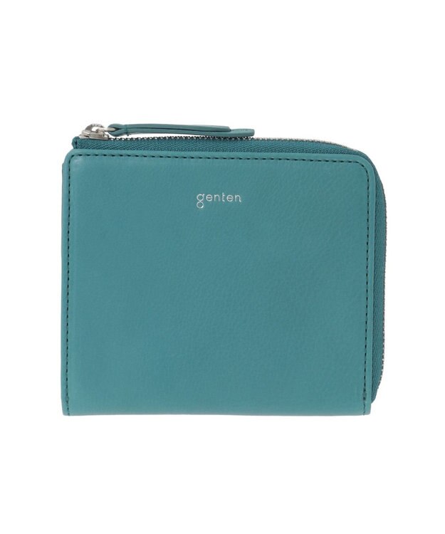genten ピア  ミニ財布 ブルー