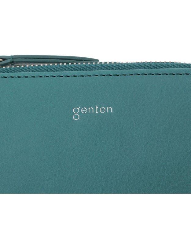 genten ピア  ミニ財布 ブルー