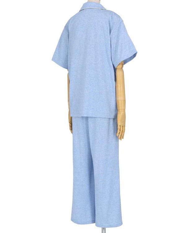 une nana cool MADE WITH LIBERTY FABRIC 綿混ビンテージ杢天竺 半袖パジャマ SX