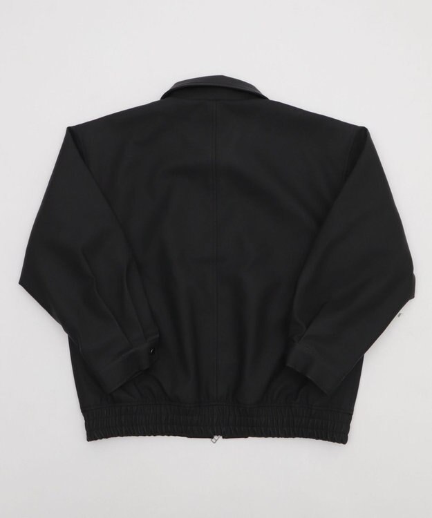 WEGO 【25年秋冬新作/ユニセックス着用ITEM/SMLサイズ展開】PUダブルZIPフライトブルゾン ブラック