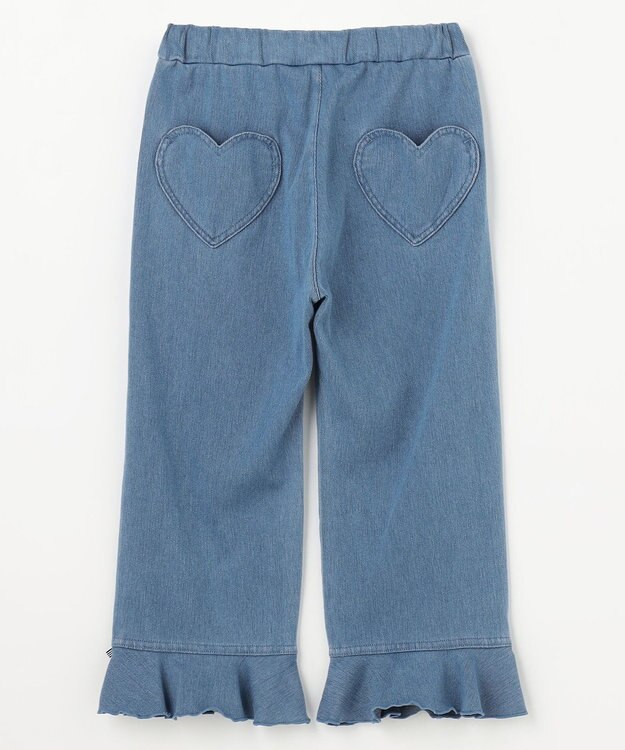 ANY KIDS 【洗濯機可能/接触冷感】ひんやり カットソーパンツ デニム