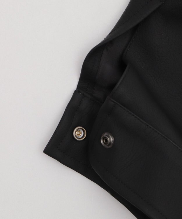 WEGO 【25年秋冬新作/ユニセックス着用ITEM/SMLサイズ展開】PUダブルZIPフライトブルゾン ブラック